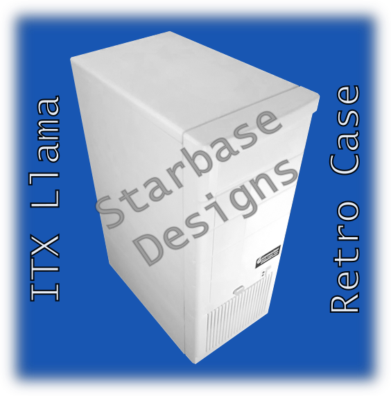 ITX-Llama Retro PC Case - Gateway PS 90 Style