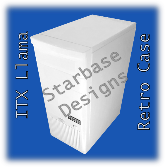 ITX-Llama Retro PC Case - Gateway PS 90 Style