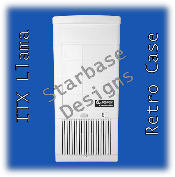 ITX-Llama Retro PC Case - Gateway PS 90 Style