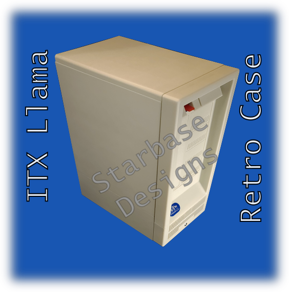 ITX-Llama Retro PC Case - PS/II Style