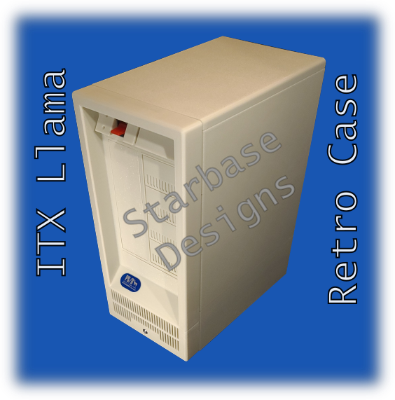 ITX-Llama Retro PC Case - PS/II Style